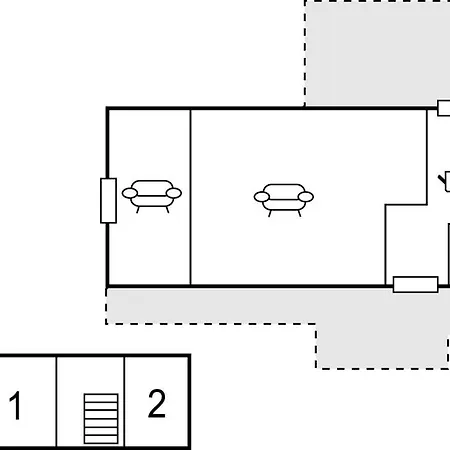 بيت للعطل Two-bedroom In